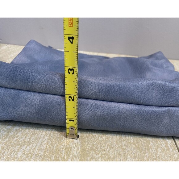 Steve Madden Faux Leather BOHO Style Gray Tote Bag & Purse 14" H x 11" W x 7" D - Picture 13 of 13